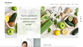 Salud plantillas web – Nutricionista