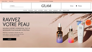 Templates de sites web E-commerce - Boutique de produits de beauté