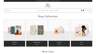 Online Store website templates - Stationery Store