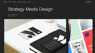 Hjemmesideskabeloner til Design - Designfirma