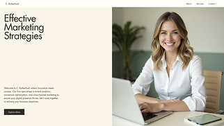 Business website templates - Digital Marketing Consulting Firm (Clean)