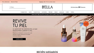 eCommerce plantillas web – Tienda de productos de belleza