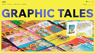 website templates - Online Comic Book Store (Edgy)