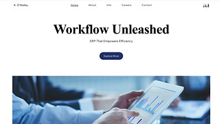 Business website templates - Enterprise Software Startup (Professional)