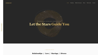 Bedrijven website templates - Astroloog