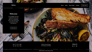 Restaurants & Food website templates - Restaurant