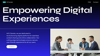 All website templates - Internet Startup (Dark)