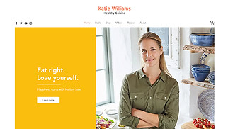 eCommerce website templates - Nutritionist