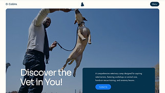website templates - Veterinary Camp (Energetic)
