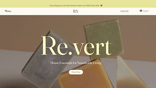 eCommerce website templates - Home Goods Store (Organic)