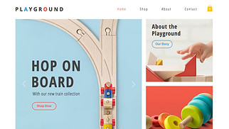 eCommerce website templates - Toy Store