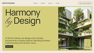 All website templates - Landscaping & Gardening Services (Green)