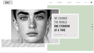 Template Cosmetica e capelli per siti web - Salone di bellezza