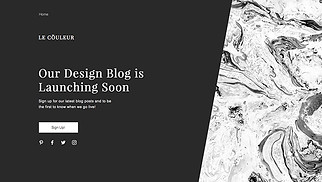 Blog website templates - Coming Soon Landing Page