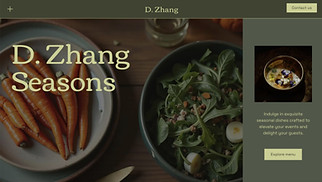 Catering & Chef website templates - Catering (Earthy)