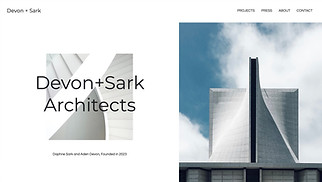 Design Website-Vorlagen - Architekturbüro