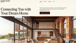 Hemsidemallar för Företag - Fastighetsbyrå (dynamisk)