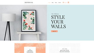 Home & Decor website templates - Poster Store