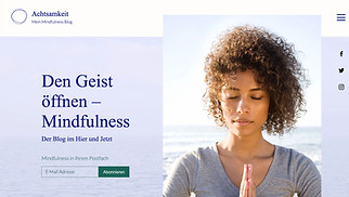 Gesundheit & Wellness Website-Vorlagen - Blog für Wellness 