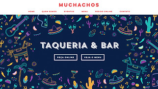 Restoran site şablonları - Meksika Restoranı