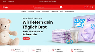 eCommerce Website-Vorlagen - Supermarkt