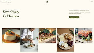 Catering & Chef website templates - Event Caterer (Festive)