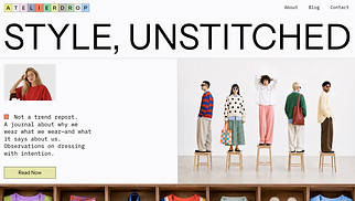 ブログ サイトテンプレート - Fashion Blog (Chic)