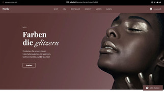 eCommerce Website-Vorlagen - Shop für Beauty & Make-up