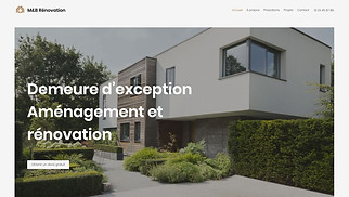 Templates de sites web Populaires - Société de rénovation de maisons