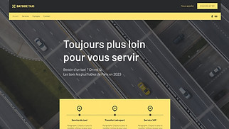 Templates de sites web Voitures et transports - Compagnie de taxis