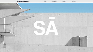 Portfolio Website-Vorlagen - Architekturbüro