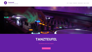 DJ & Produzent Website-Vorlagen - DJ