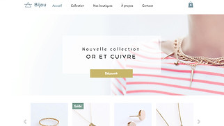 Templates de sites web E-commerce - Bijouterie