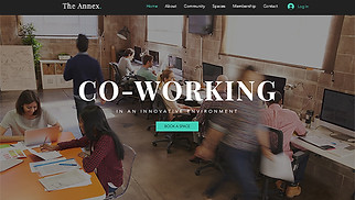 Negocios plantillas web – Empresa de coworking