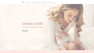 Templates de sites web Tous - Consultant pour nourrissons