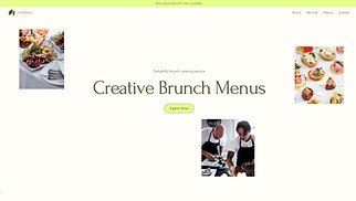 Catering & Chef website templates - Catering (Bright)