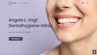 Gesundheit Website-Vorlagen - Zahnarzt 