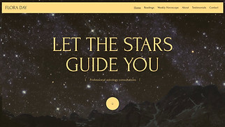 All website templates - Astrologer (Structured)