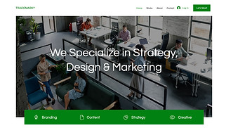 광고 회사 웹 사이트 템플릿 – 스마트 브랜드 디자인