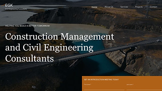 All website templates - Civil Engineering Consulting Company (Outline)