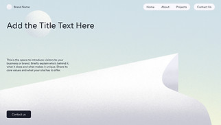All website templates - Classic Showcase Layout