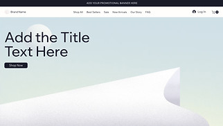 Templates de sites web Tous - eCommerce Layout