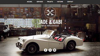 Templates de sites web Populaires - Garage pour voitures de collection