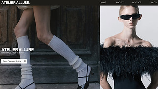 Шаблони у категорії «Мода і стиль» — «Fashion Blog (Editorial)»