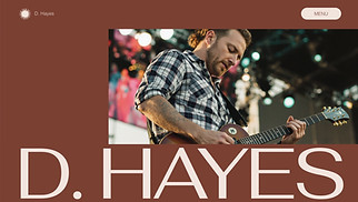 All website templates - Country Rock Band (Rustic)