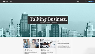 Business website templates - Business Blog