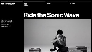 Templates de sites web DJ - DJ (Electric)