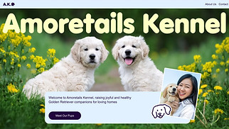 Industrie website templates - Dog Breeder (Fun)