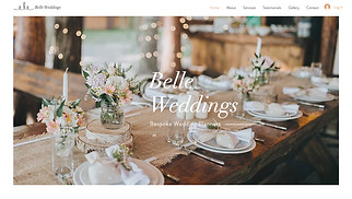 Event Production website templates - Wedding Planner