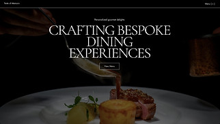 Catering & Chef website templates - Gourmet Chef (Luxurious)